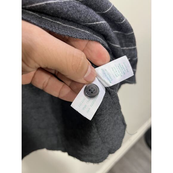 Marine Layer Athleisure Coastal Henley Shirt Striped XL Preppy Laidback Normcore - Picture 9 of 16